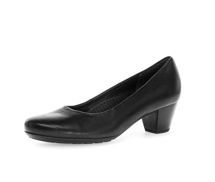 Gabor Eleganter Pumps Schwarz - Glattleder