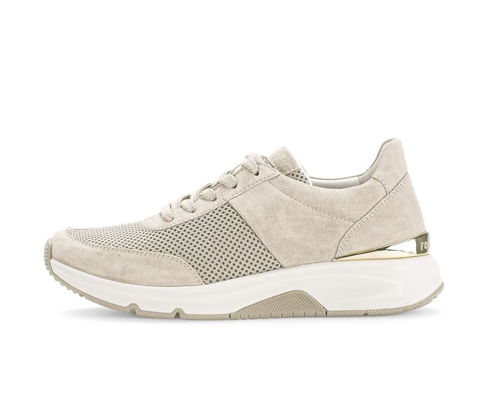 Gabor Sneaker Low Beige - Materialmix Leder/Lederimitat