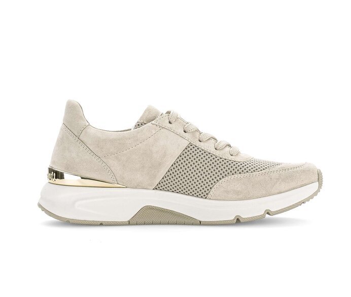 Gabor Sneaker Low Beige - Materialmix Leder/Lederimitat