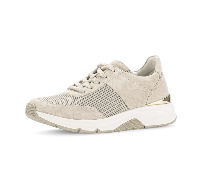 Gabor Sneaker Low Beige - Materialmix Leder/Lederimitat