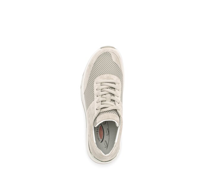 Gabor Sneaker Low Beige - Materialmix Leder/Lederimitat