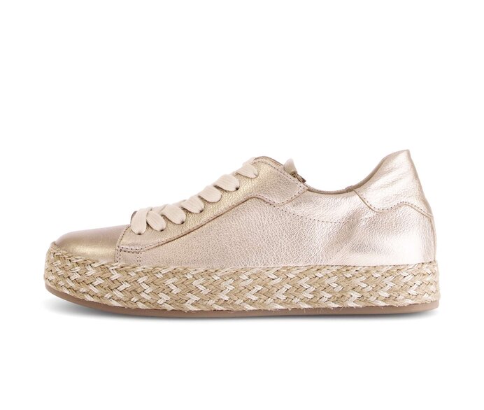 Gabor Sneaker Low Beige - Effektleder