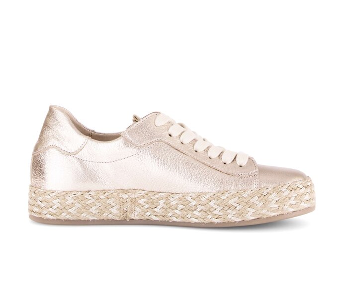 Gabor Sneaker Low Beige - Effektleder