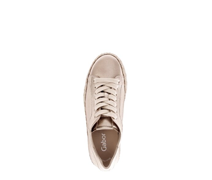 Gabor Sneaker Low Beige - Effektleder