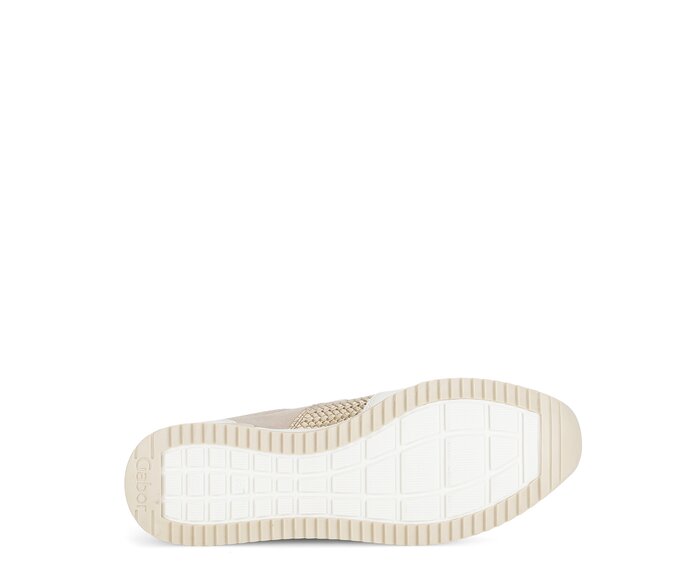 Gabor Sneaker Low Gold - Materialmix Leder