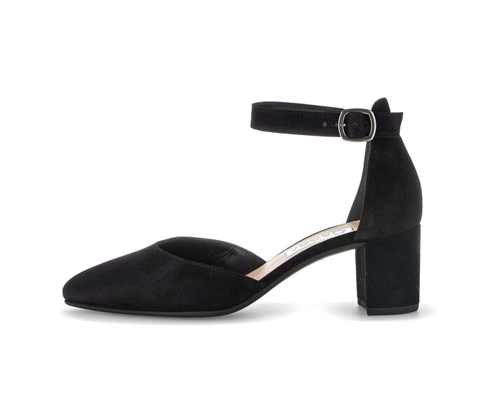 Gabor Spangenpumps Schwarz - Rauleder