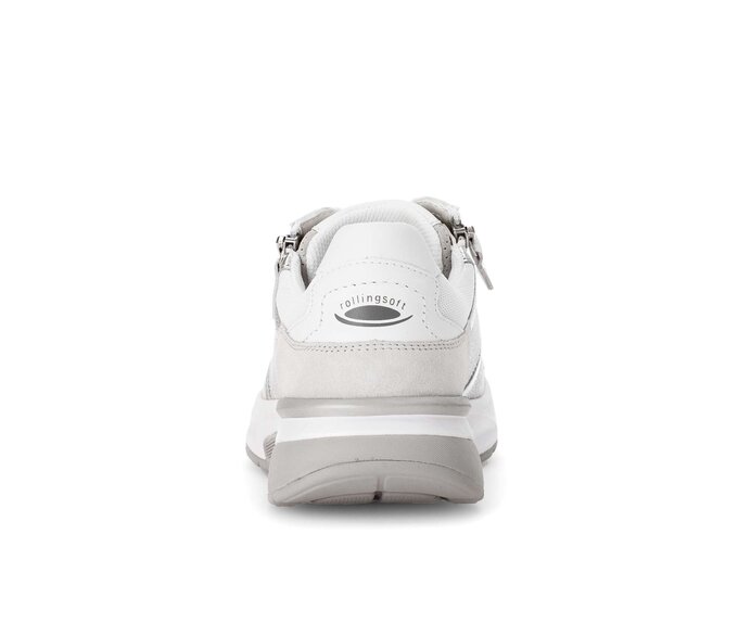 Gabor Sneaker Low Silber - Materialmix Leder/Lederimitat