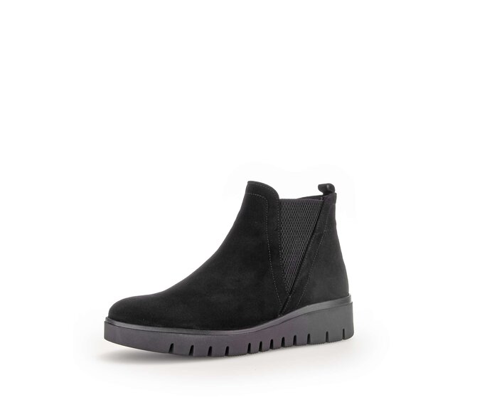 Gabor Chelsea Boot Schwarz - Rauleder