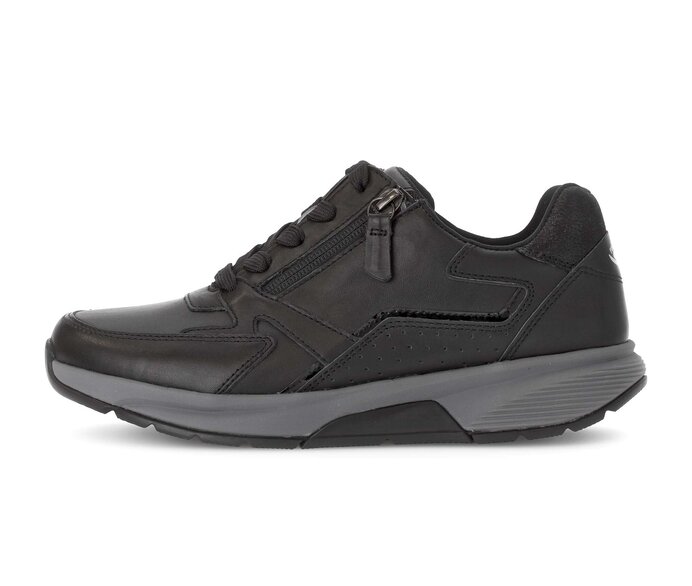 Gabor Sneaker Low Schwarz - Materialmix Leder