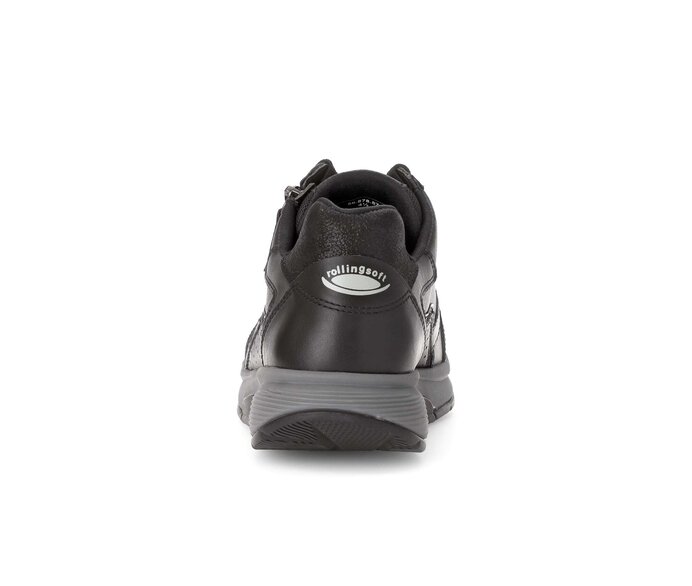 Gabor Sneaker Low Schwarz - Materialmix Leder