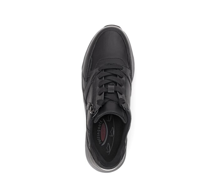 Gabor Sneaker Low Schwarz - Materialmix Leder