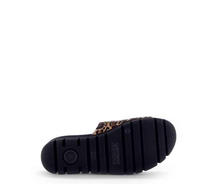 Gabor Pantolette Beige - Rauleder