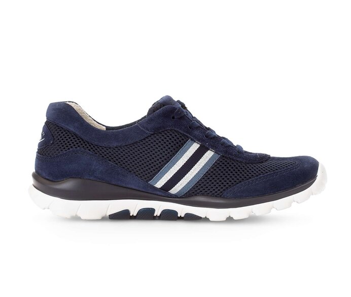 Gabor Sneaker Low Blau - Materialmix Leder/Lederimitat