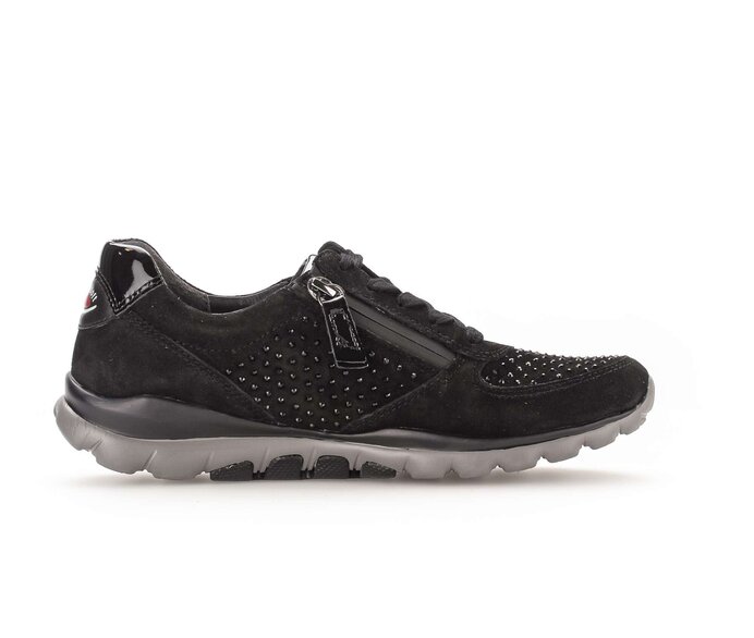 Gabor Sneaker Low Schwarz - Rauleder