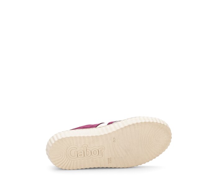 Gabor Sneaker Low Rot - Materialmix Leder