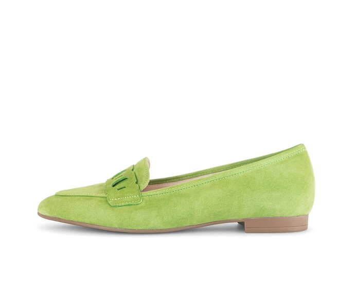 Gabor Eleganter Ballerina Grün - Rauleder