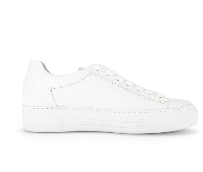 Gabor Sneaker Low Weiß - Glattleder