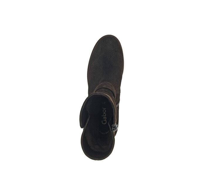 Gabor Biker Boots Braun - Rauleder