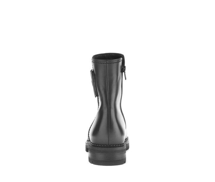 Gabor Sportliche Stiefelette Schwarz - Glattleder