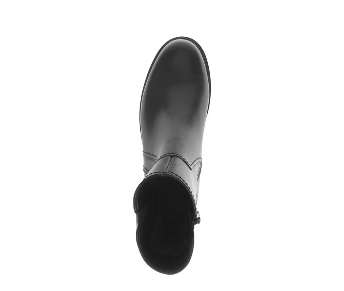 Gabor Sportliche Stiefelette Schwarz - Glattleder