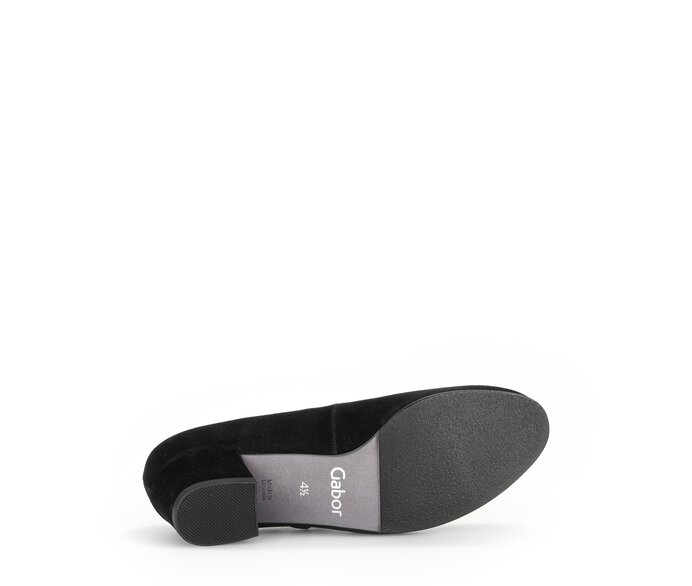 Gabor Spangenpumps Schwarz - Rauleder