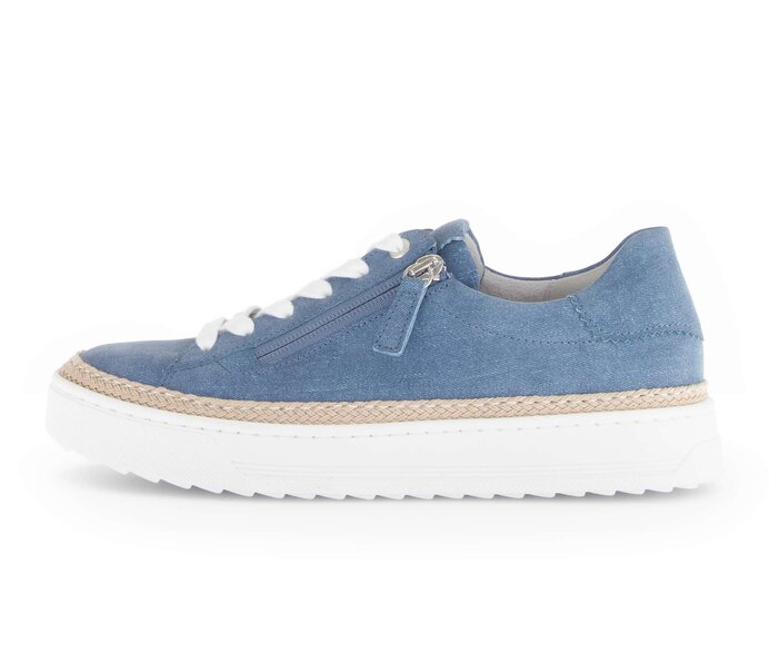 Gabor Sneaker Low Blau - Rauleder