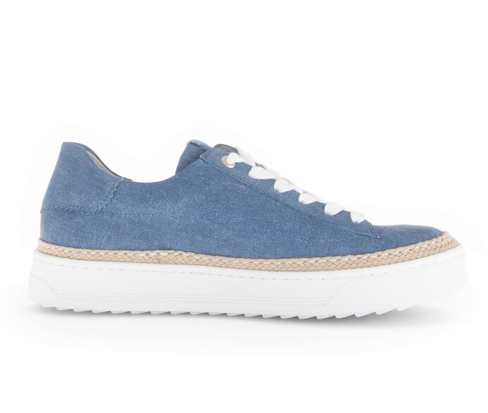Gabor Sneaker Low Blau - Rauleder