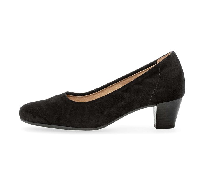 Gabor Eleganter Pumps Schwarz - Rauleder