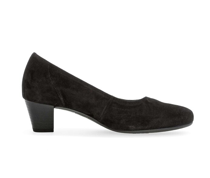 Gabor Eleganter Pumps Schwarz - Rauleder