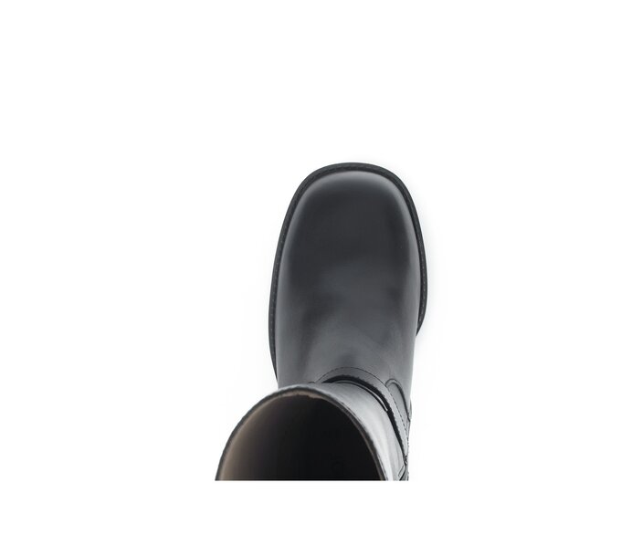 Gabor Cowboy Boots Schwarz - Glattleder