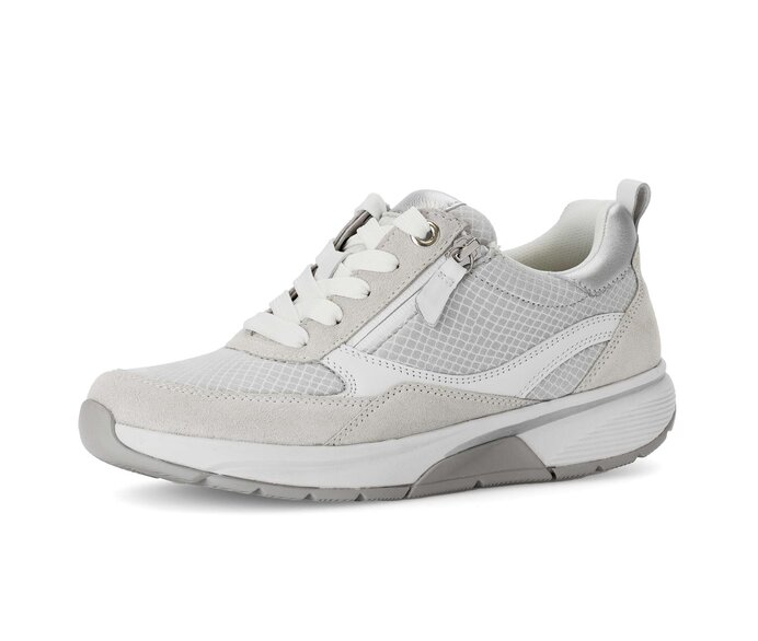 Gabor Sneaker Low Grau - Materialmix Leder/Lederimitat