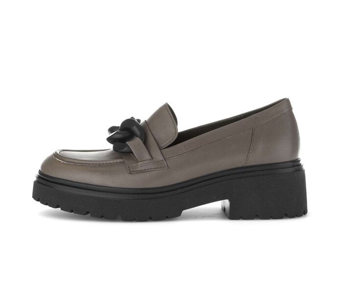 Gabor Loafer Grau - Glattleder