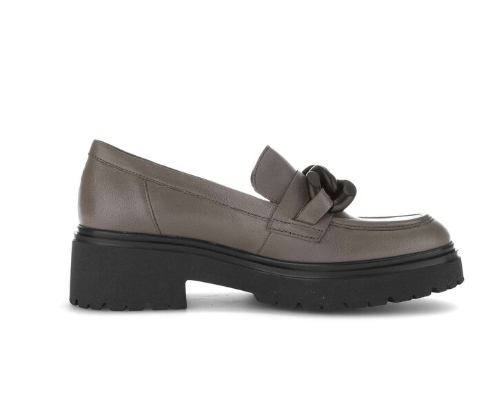 Gabor Loafer Grau - Glattleder