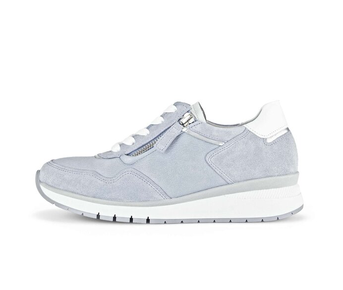 Gabor Sneaker Low Blau - Materialmix Leder/Lederimitat