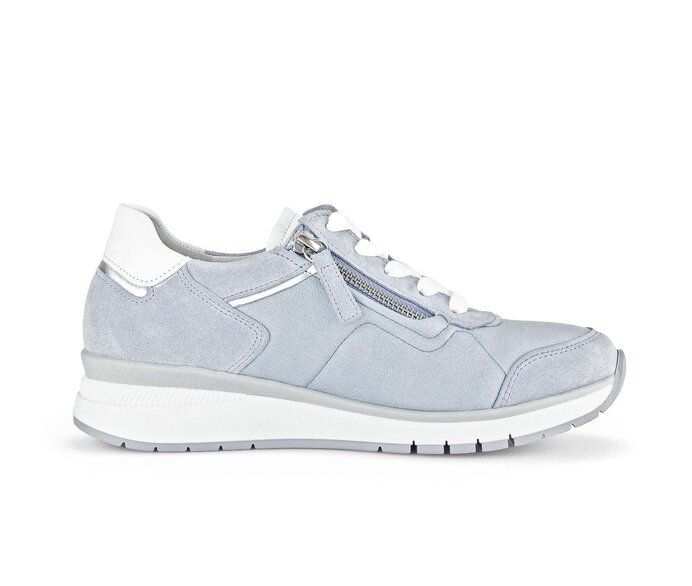 Gabor Sneaker Low Blau - Materialmix Leder/Lederimitat