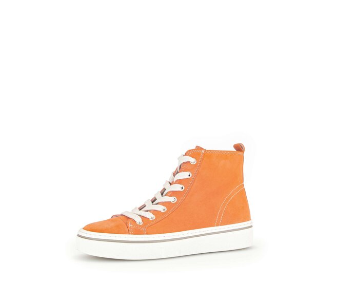 Gabor Sneaker High Orange - Rauleder
