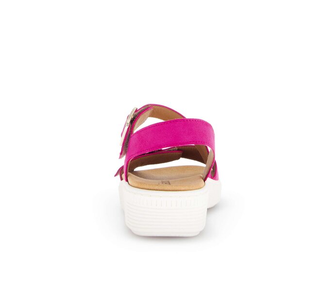 Gabor Plateau Sandale Pink - Rauleder