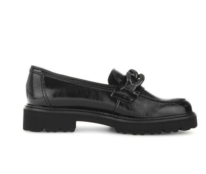 Gabor Loafer Schwarz - Lackleder