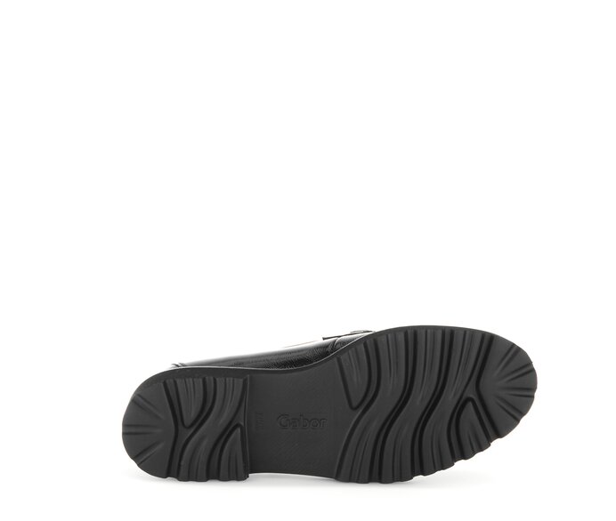 Gabor Loafer Schwarz - Lackleder