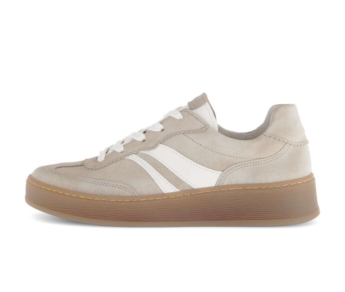 Gabor Sneaker Low Beige - Rauleder