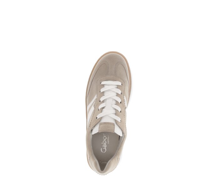 Gabor Sneaker Low Beige - Rauleder