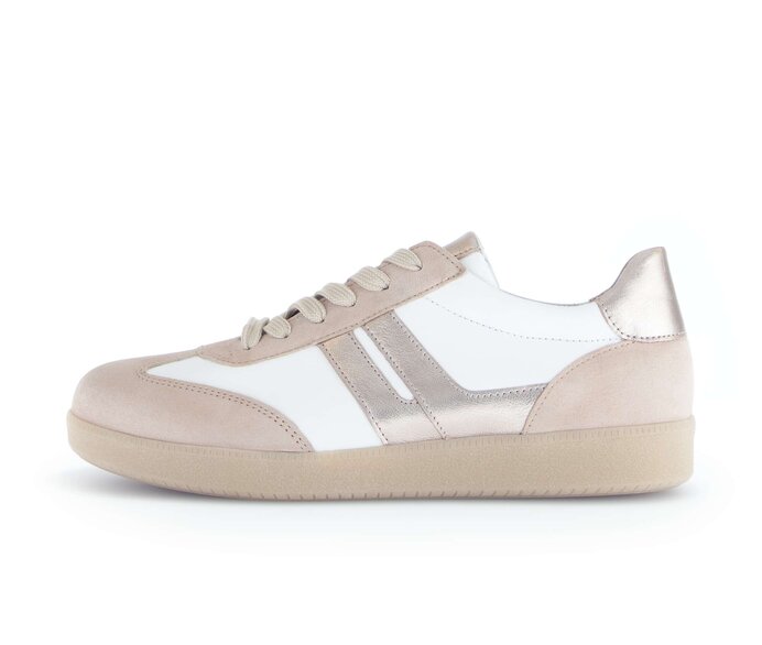 Gabor Sneaker Low Beige - Materialmix Leder