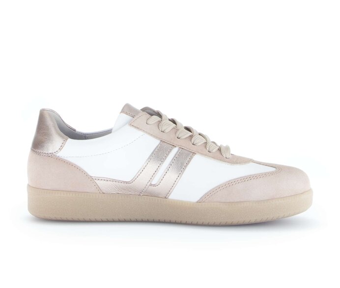 Gabor Sneaker Low Beige - Materialmix Leder
