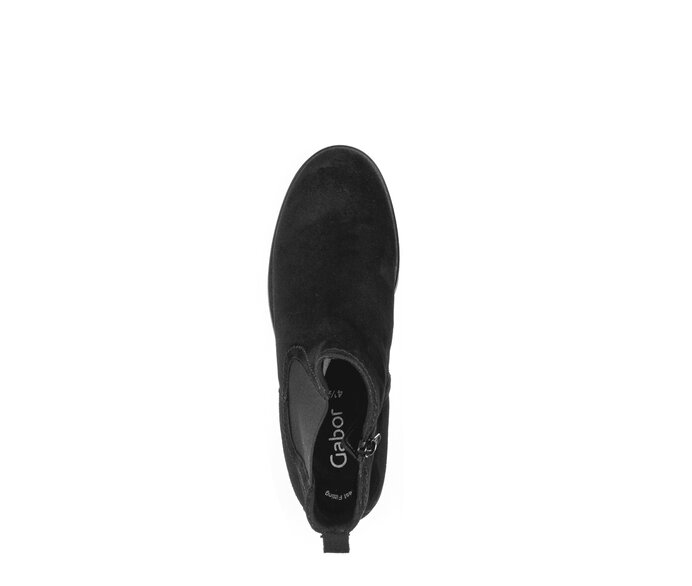 Gabor Chelsea Boot Schwarz - Rauleder