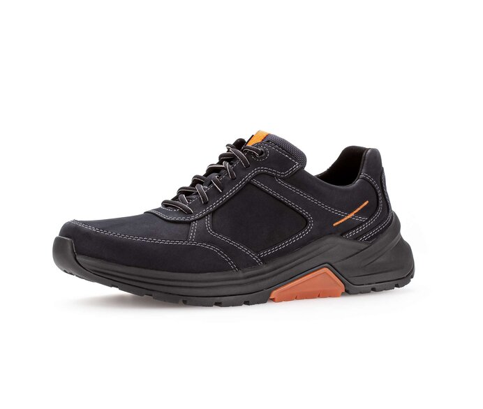 Gabor Rollingsoft Sneaker Low Blau - Nubuk
