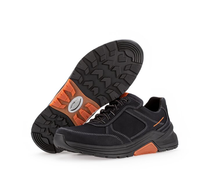 Gabor Rollingsoft Sneaker Low Blau - Nubuk