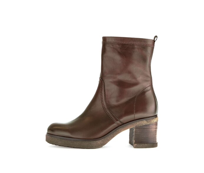Gabor Plateau Stiefelette Braun - Glattleder