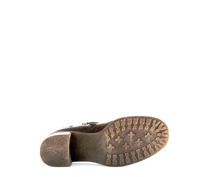 Gabor Plateau Stiefelette Braun - Glattleder