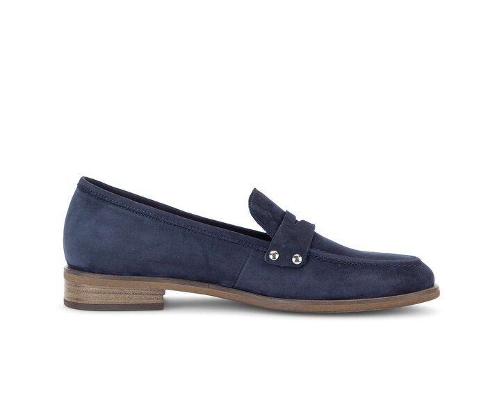 Gabor Slipper Blau - Rauleder