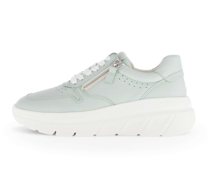 Gabor Sneaker Low Grün - Glattleder